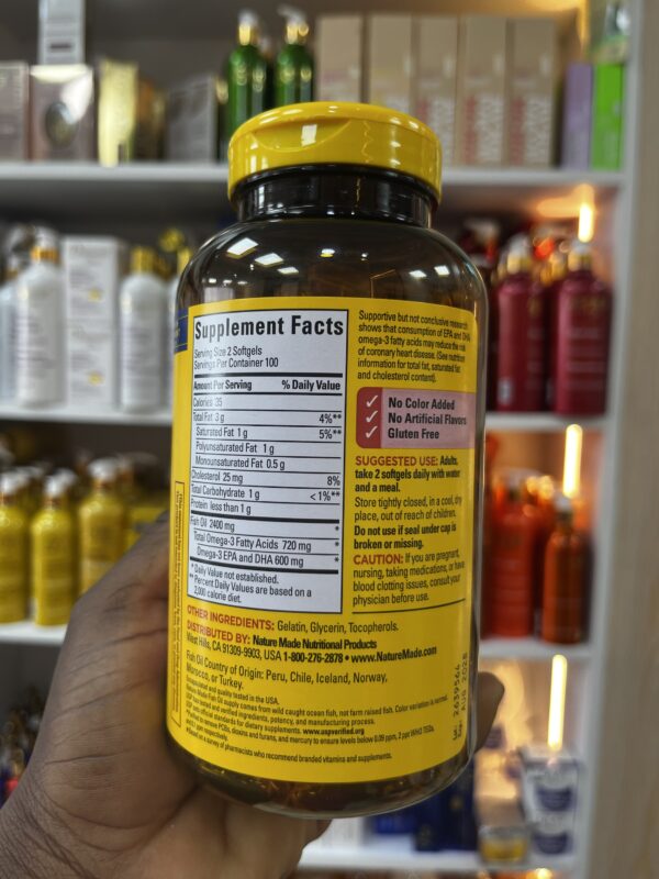 Naturemade Fish oil 200 soft gels - Image 2