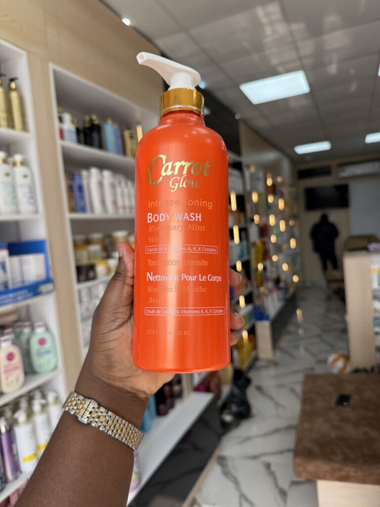 Carrot glow bodywash