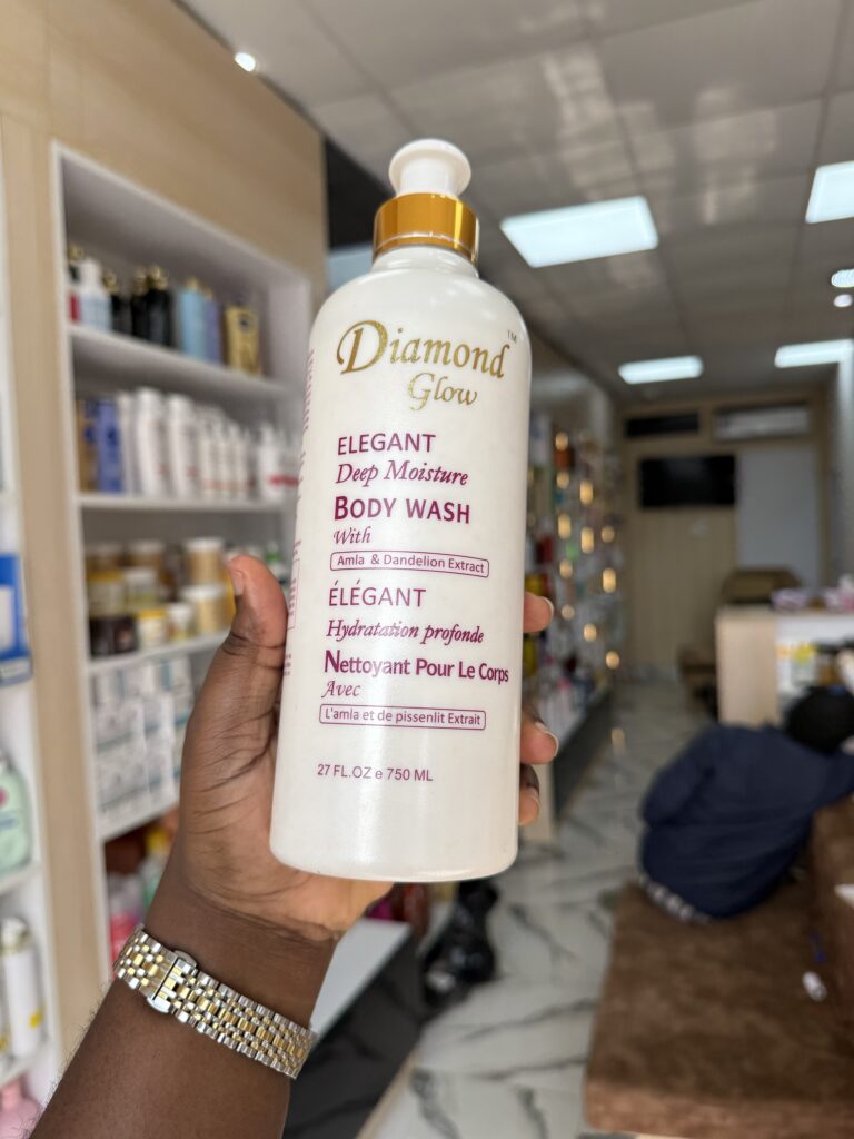 Diamond glow bodywash