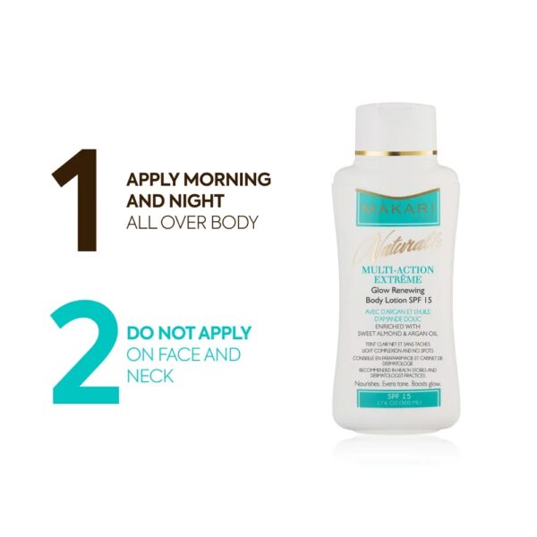 NATURALLE MULTI-ACTION EXTREME GLOW RENEWING BODY LOTION - Image 4