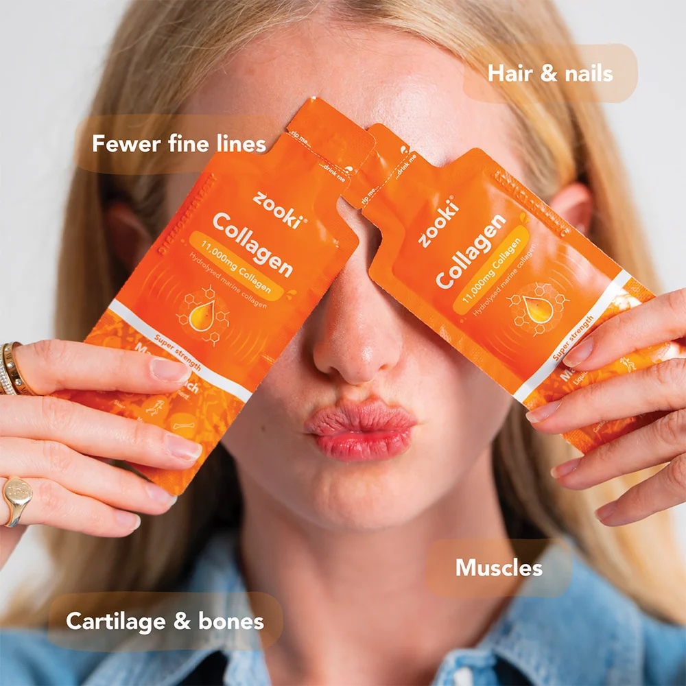 Zooki collagen mango peach flavor 30 days