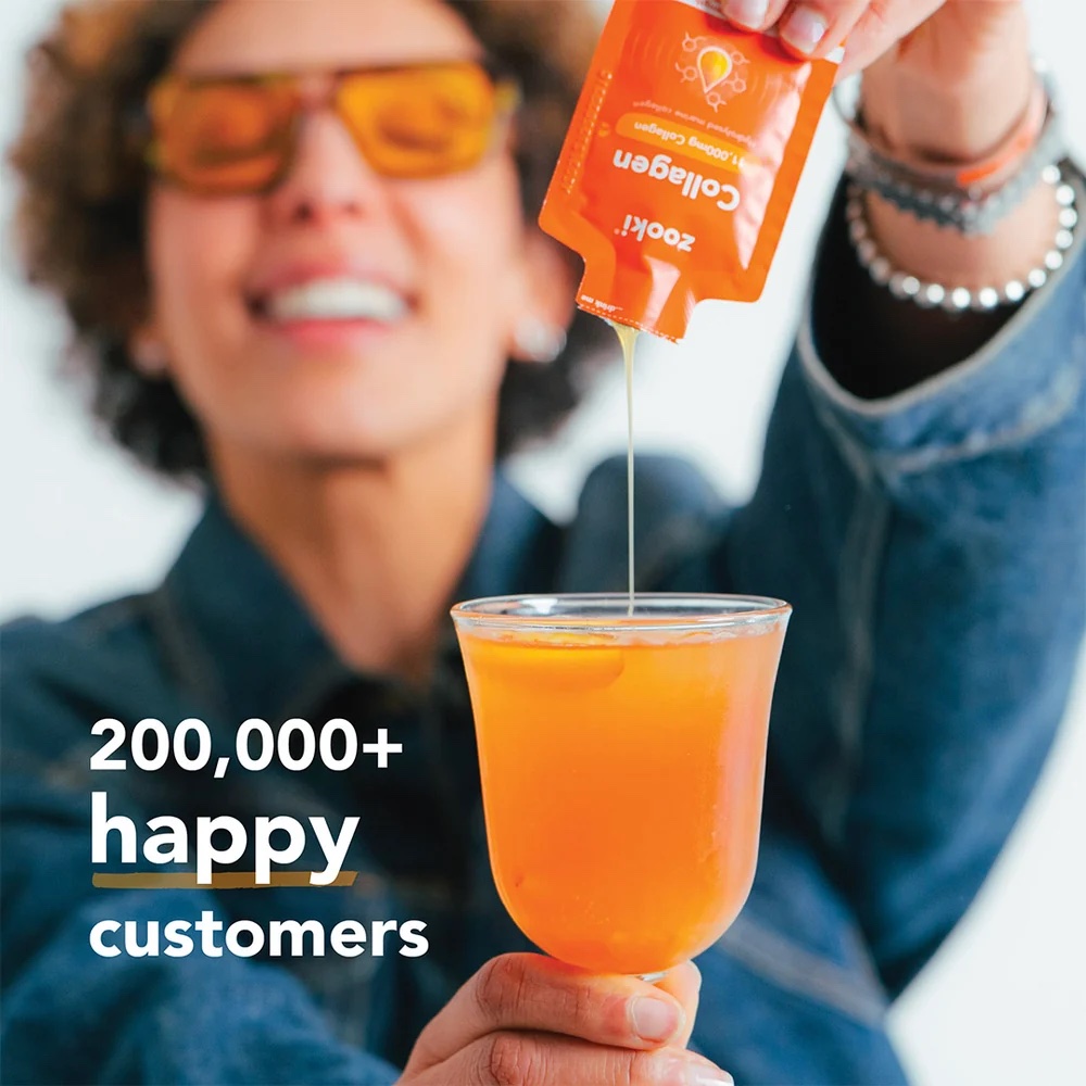 Zooki collagen mango peach flavor 30 days