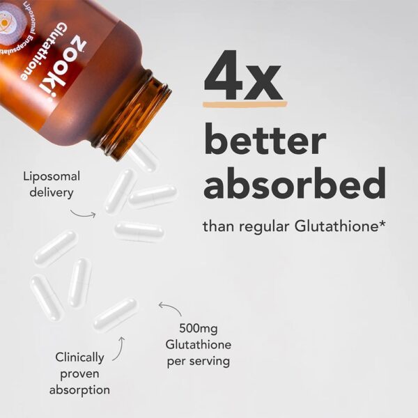 Zooki Glutathione Liposomal 60capsules - Image 4