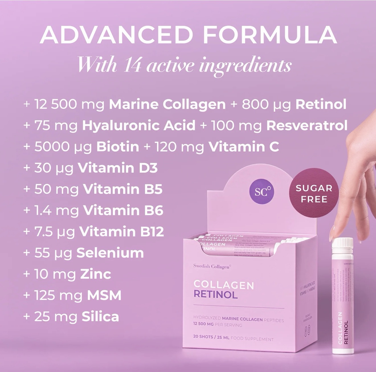 SWEDISH COLLAGEN RETINOL SHOTS - Image 2