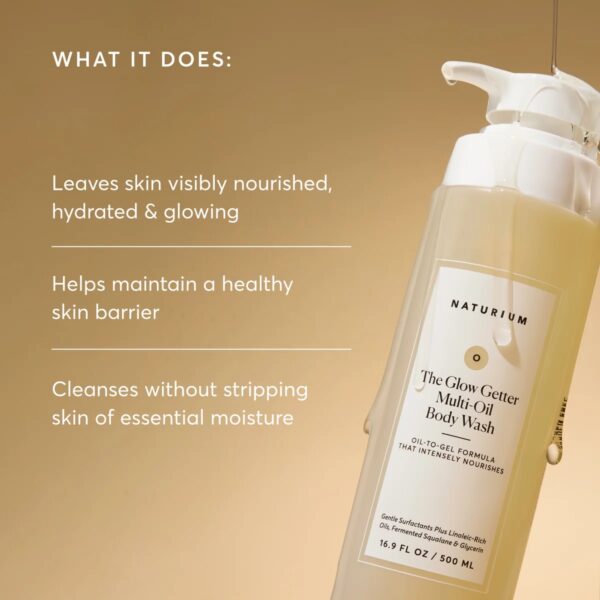 NATURIUM Glow Getter Multi-Oil Hydrating Body Wash - Image 1