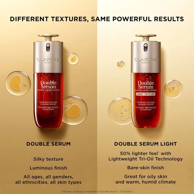 CLARINS DOUBLE SERUM® - Anti-Aging + Anti-Wrinkle Serum 100ml