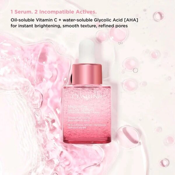 CLARINS MULTI-ACTIVE GLOW SERUM [STABILIZED VITAMIN C + AHA]® Smoothing, Radiance-Boosting Glow - Image 5