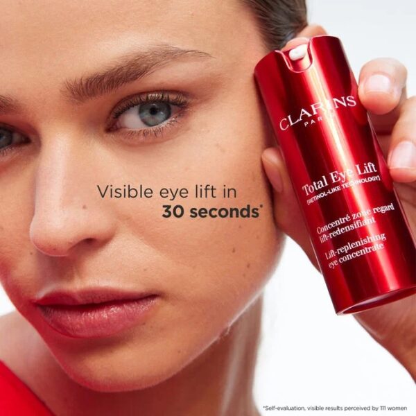CLARINS Total Eye Lift Eye Cream Refill for Firming, Wrinkles, Dark Circles+ Puffiness - Image 7