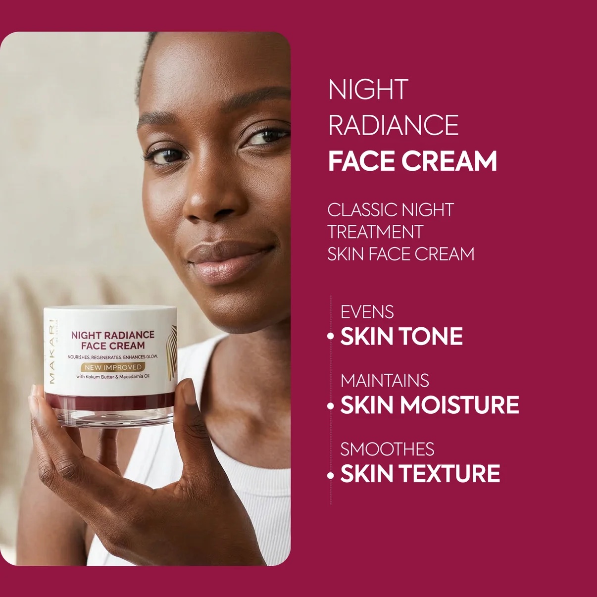 MAKARI NIGHT RADIANCE FACE CREAM - Image 2
