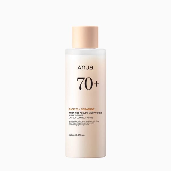 ANUA Rice 70 Glow Milky Toner - Image 1