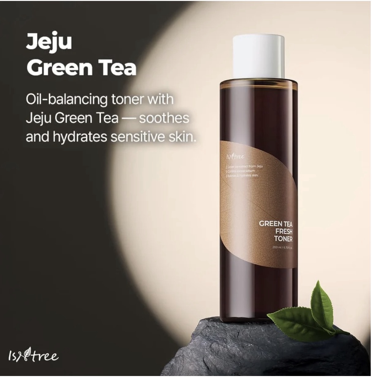 Istree Green Tea Fresh Toner 200ml - Image 4