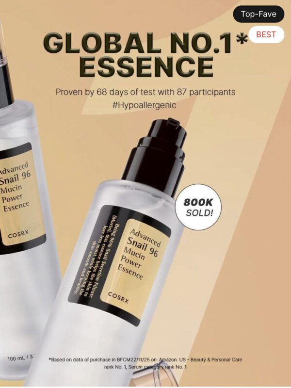 COSRX ADVANCED SNAIL 96 MUCIN POWER ESSENCE - Image 2
