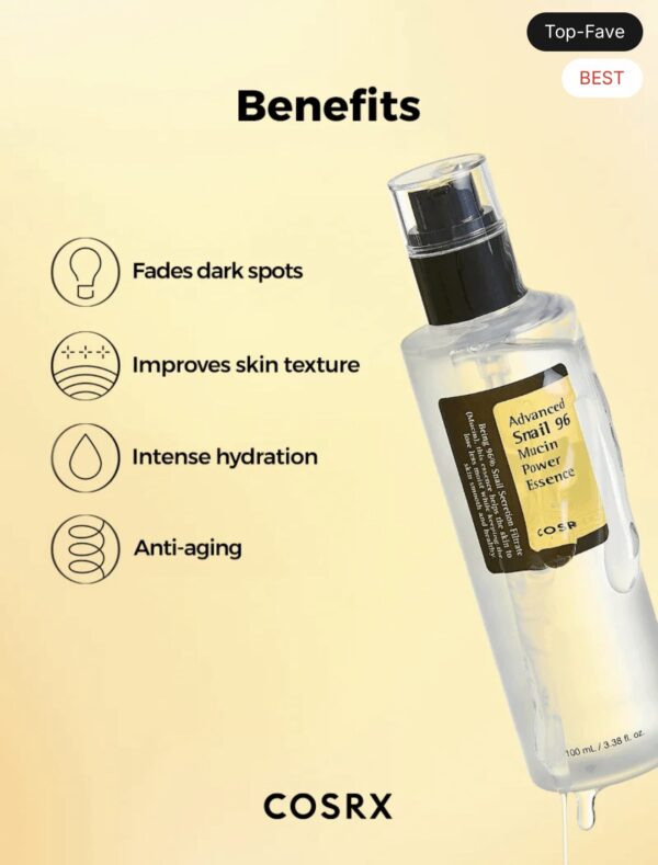 COSRX ADVANCED SNAIL 96 MUCIN POWER ESSENCE - Image 3