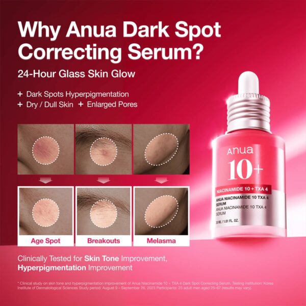 ANUA Niacinamide 10 TXA 4 Serum for Brightening and Dark Spots - Image 3
