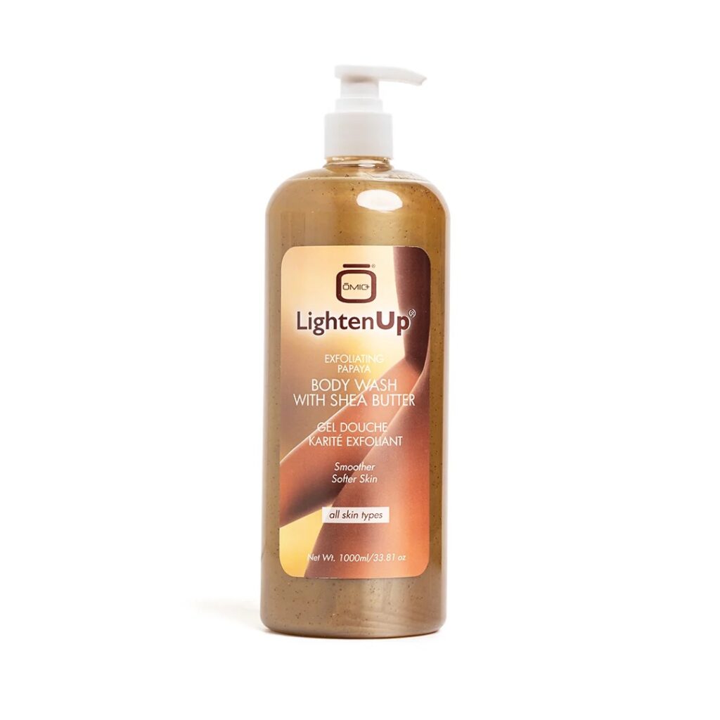 LightenUp Plus Exfoliating Papaya Body Wash With Shea Butter 1000ml