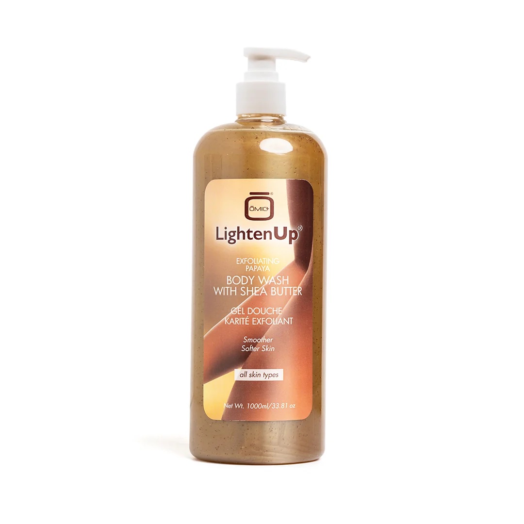 LightenUp Plus Exfoliating Papaya Body Wash With Shea Butter 1000ml - Image 1