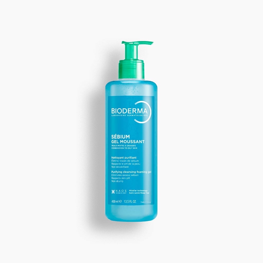 BIODERMA SÉBIUM FOAMING GEL Combination to oily skin 400ml