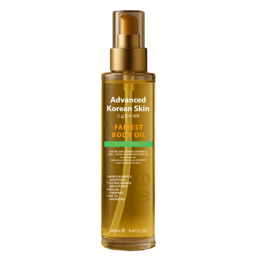 ADVANCED KOREAN FAIREST SKIN LIGHTENING BODY OIL – 280ML