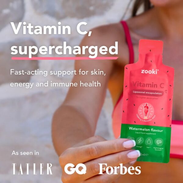 ZOOKI Vitamin C, Liposomal 30 sachets Berry flavor - Image 2