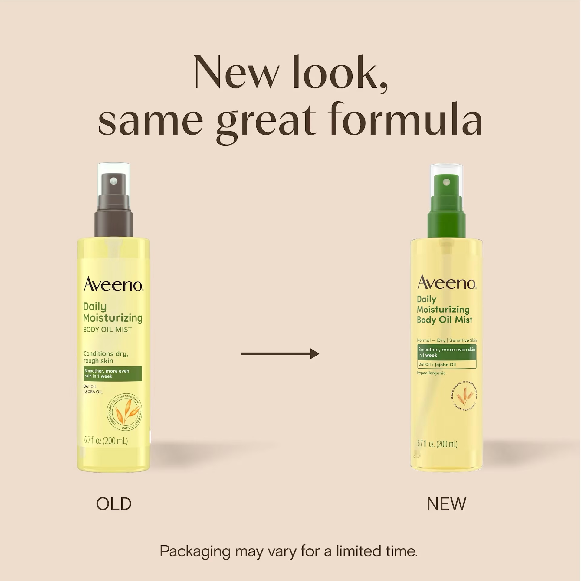 Aveeno Daily Moisturizing Body Oil Mist with Oat Oil - Image 1
