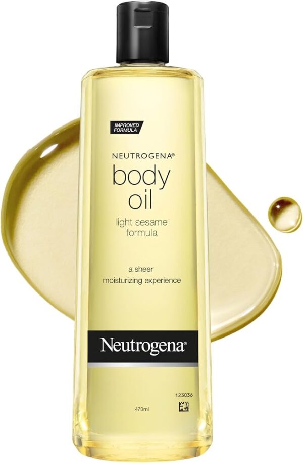 Neutrogena Body Oil Light Sesame Formula, 16 fl. oz - Image 1
